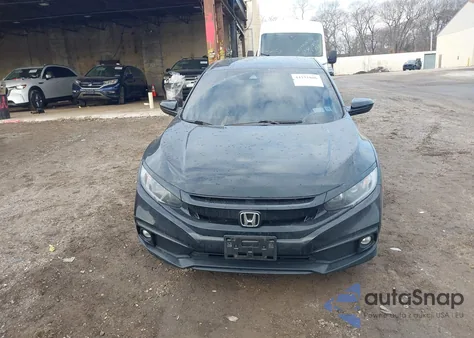 2020 Honda Civic Sport z USA, uszkodzony, nr VIN 19XFC2F83LE215152